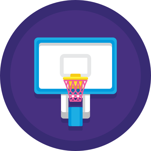 Basketball Flaticons Flat Circular icon