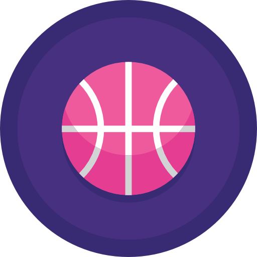 Баскетбол Flaticons Flat Circular иконка