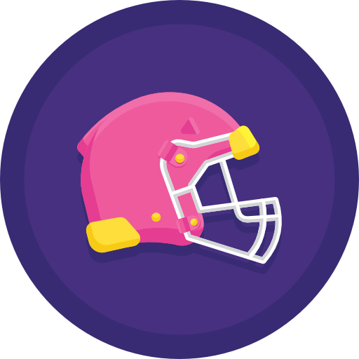 casque de football américain Flaticons Flat Circular Icône