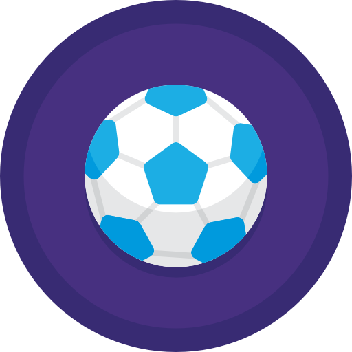 fútbol americano Flaticons Flat Circular icono