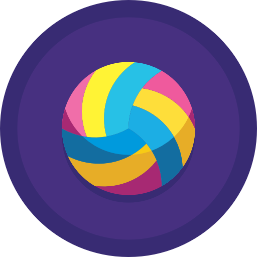 Волейбол Flaticons Flat Circular иконка