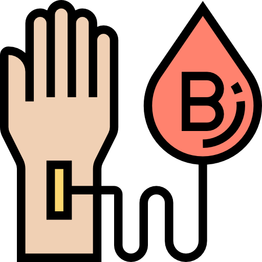 grupa krwi Meticulous Lineal Color ikona