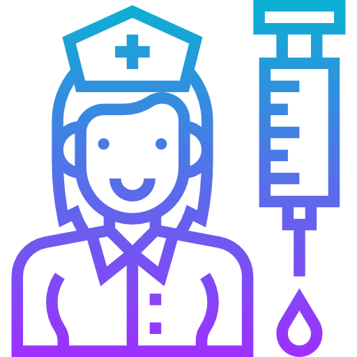 enfermera Meticulous Gradient icono