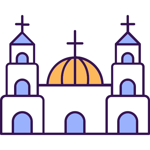 Church Generic color lineal-color icon