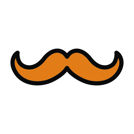Mustache Generic color lineal-color icon