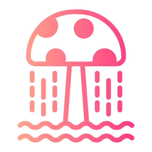 Mushroom shower Generic gradient fill icon
