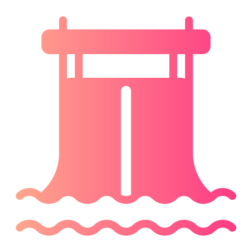 Water slide Generic gradient fill icon