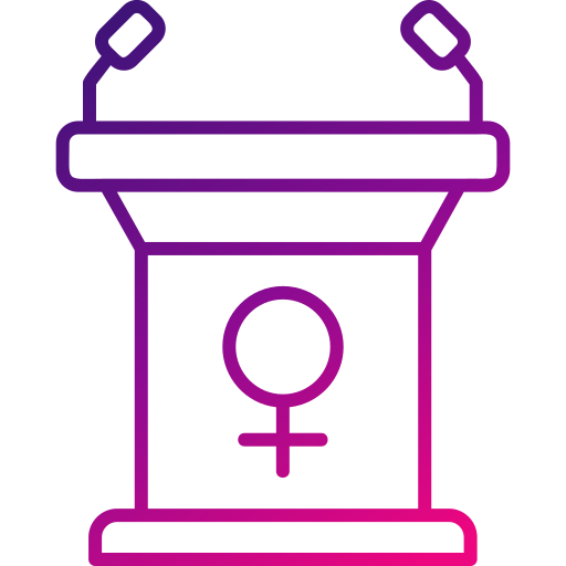 Lectern Generic gradient outline icon