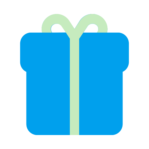 caja de regalo Generic color fill icono
