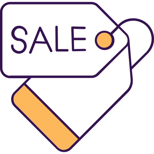 Sale tag Generic color lineal-color icon