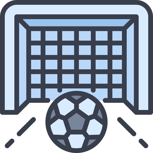サッカーゴール Generic color lineal-color icon