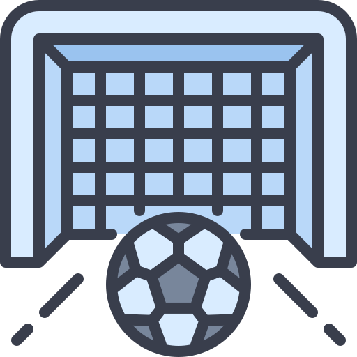 Football goal Generic color lineal-color icon