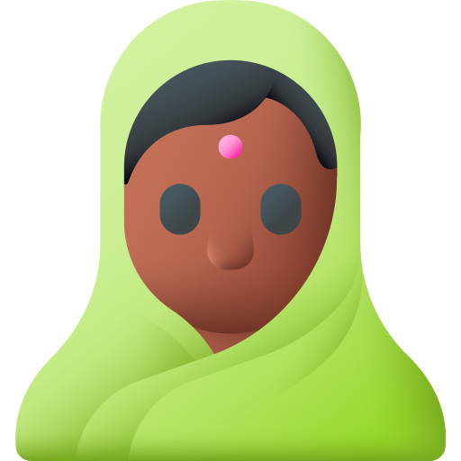 女性 3D Color icon