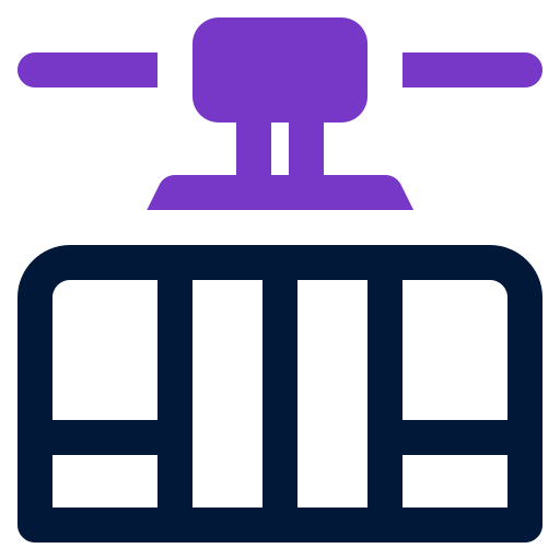 Cable car Generic color lineal-color icon