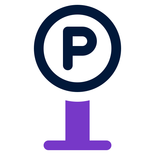 señal de estacionamiento Generic color lineal-color icono