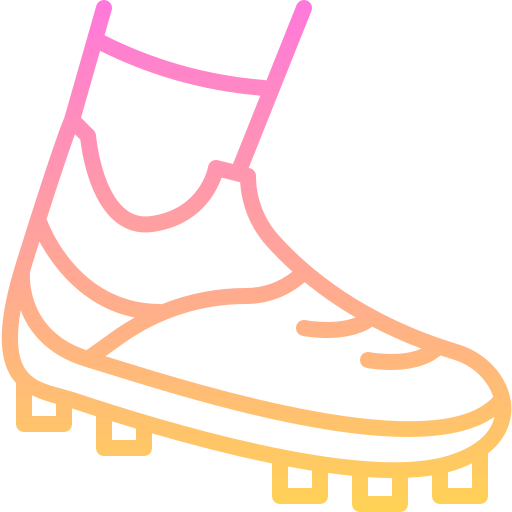 scarpe da calcio Generic gradient outline icona