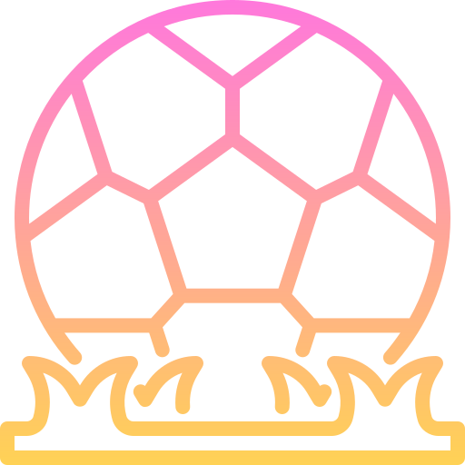 calcio Generic gradient outline icona
