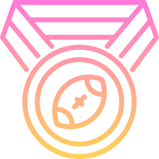 medaille Generic gradient outline icoon