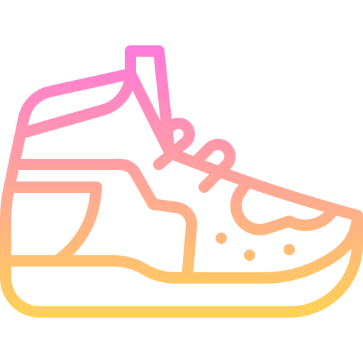 zapatillas Generic gradient outline icono