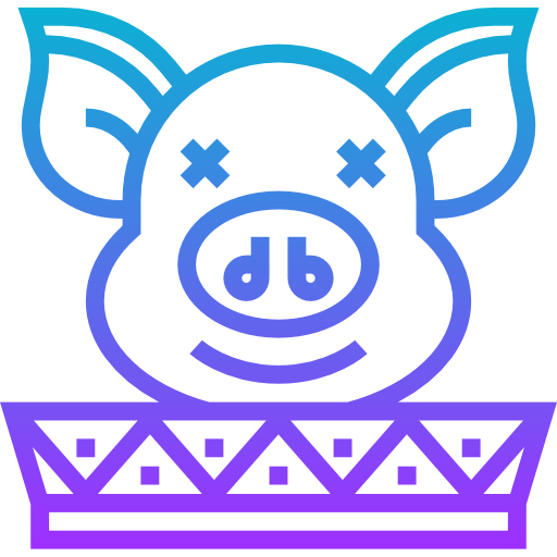 cerdo Meticulous Gradient icono