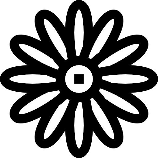 margarita Basic Straight Lineal icono