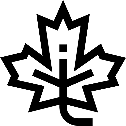 ahornblatt Basic Straight Lineal icon