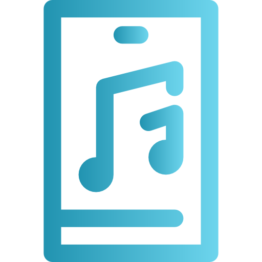Music note Neung Lineal Gradient icon