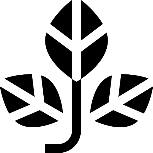 foglia Basic Straight Filled icona