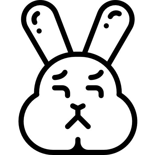 conejito Basic Miscellany Lineal icono