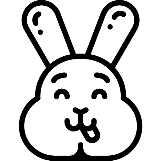 conejito Basic Miscellany Lineal icono