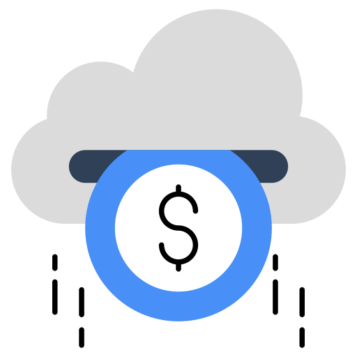 Cloud money Generic Others icon