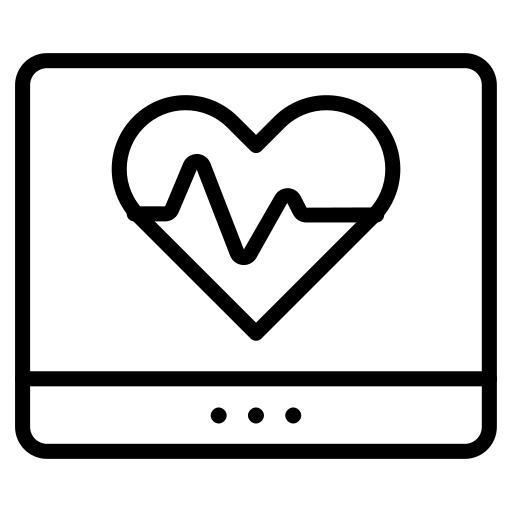 ecg Generic outline icona