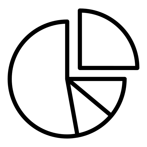 diagramme circulaire Generic outline Icône