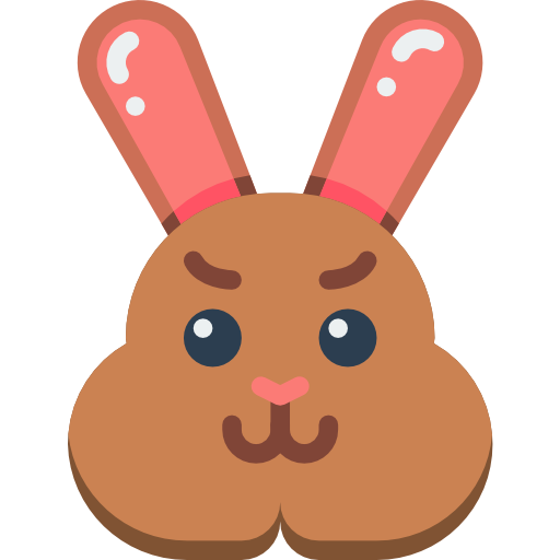 Bunny Basic Miscellany Flat icon