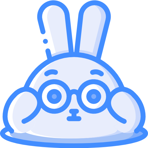 토끼 Basic Miscellany Blue icon