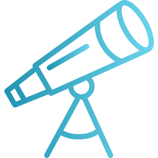 Telescope Neung Lineal Gradient icon