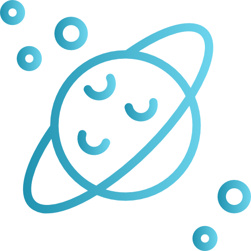 土星 Neung Lineal Gradient icon