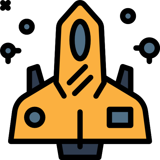 space shuttle Neung Lineal Color icon