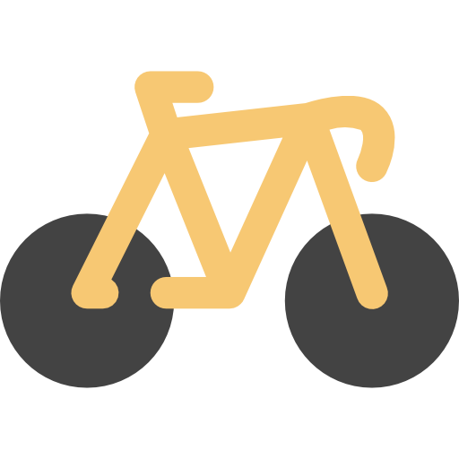 Road bike Neung Flat icon