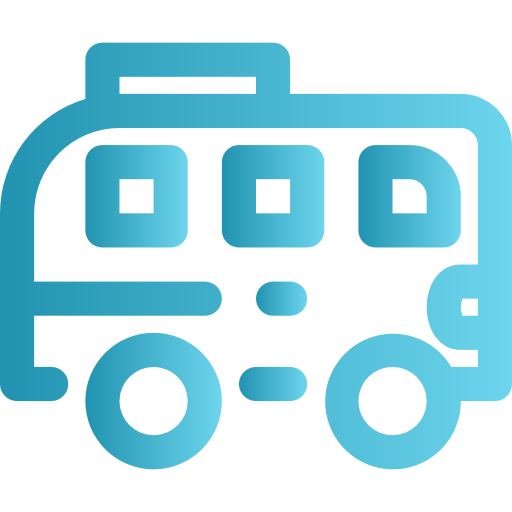 autobús Neung Lineal Gradient icono