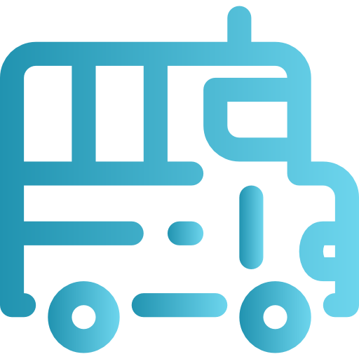 autobús escolar Neung Lineal Gradient icono
