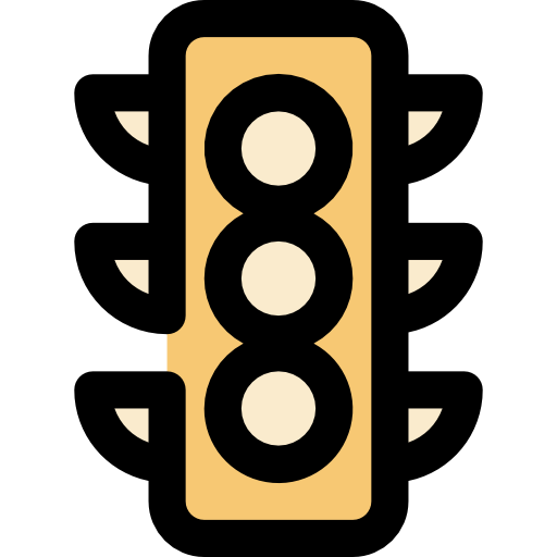 semáforo Neung Lineal Color icono