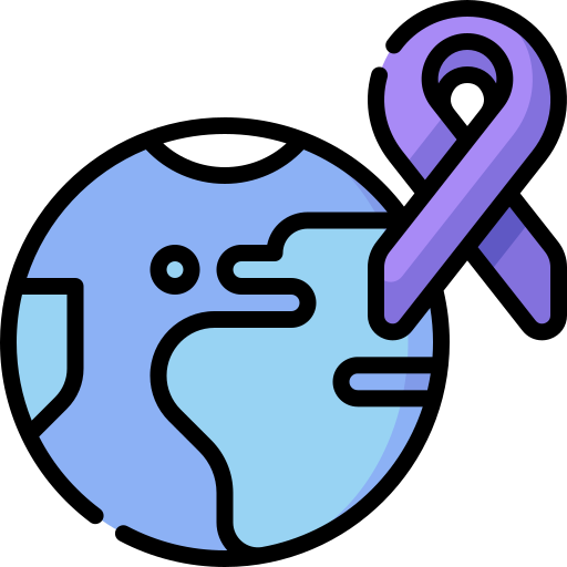 Всемирный день борьбы с раком Special Lineal color иконка