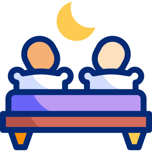 Sleep Basic Accent Lineal Color icon