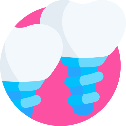 歯科インプラント Detailed Flat Circular Flat icon