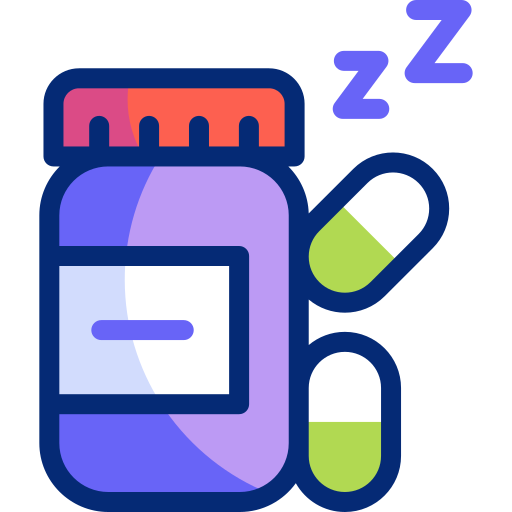 pílulas para dormir Basic Accent Lineal Color Ícone