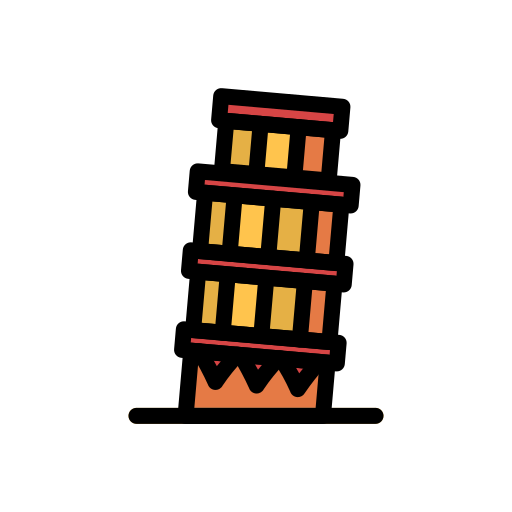 budynek Generic color lineal-color ikona