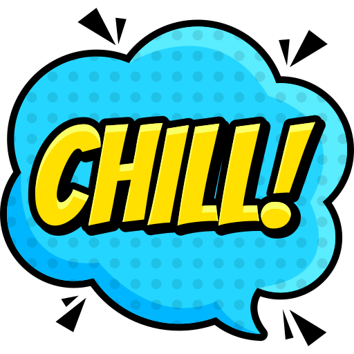 chill Generic Sticker Color Lineal Color icoon