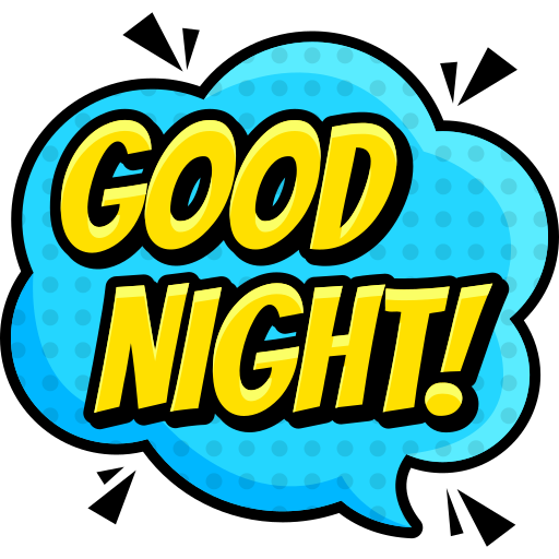 buona notte Generic Sticker Color Lineal Color icona