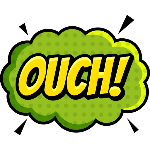 Ouch Generic Sticker Color Lineal Color icon